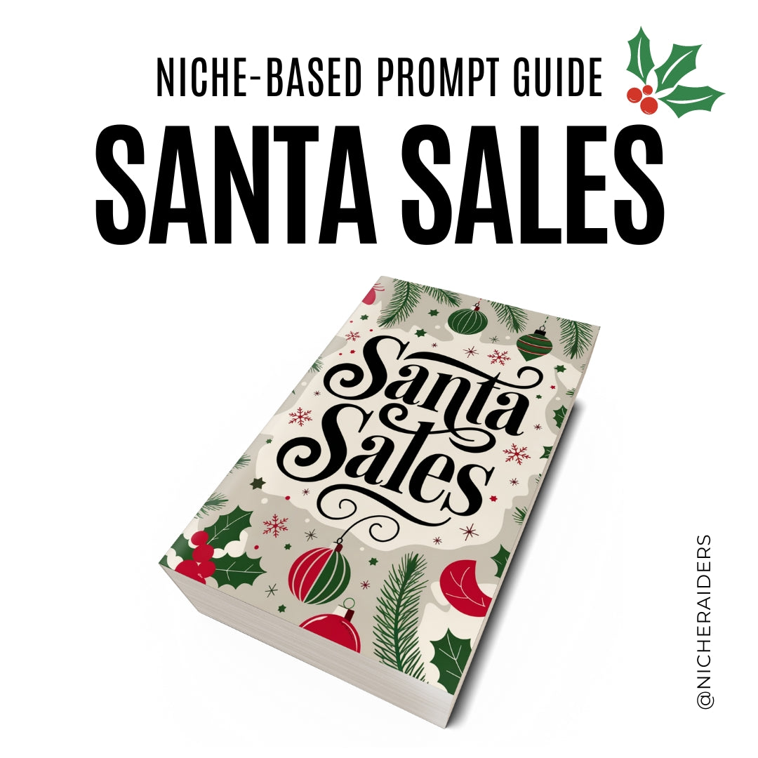 Santa Sales: Prompt Guide for Creating KDP Covers & Interiors