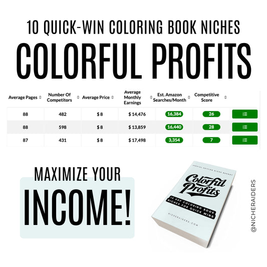 Colorful Profits: 10 KDP Coloring Book Niches