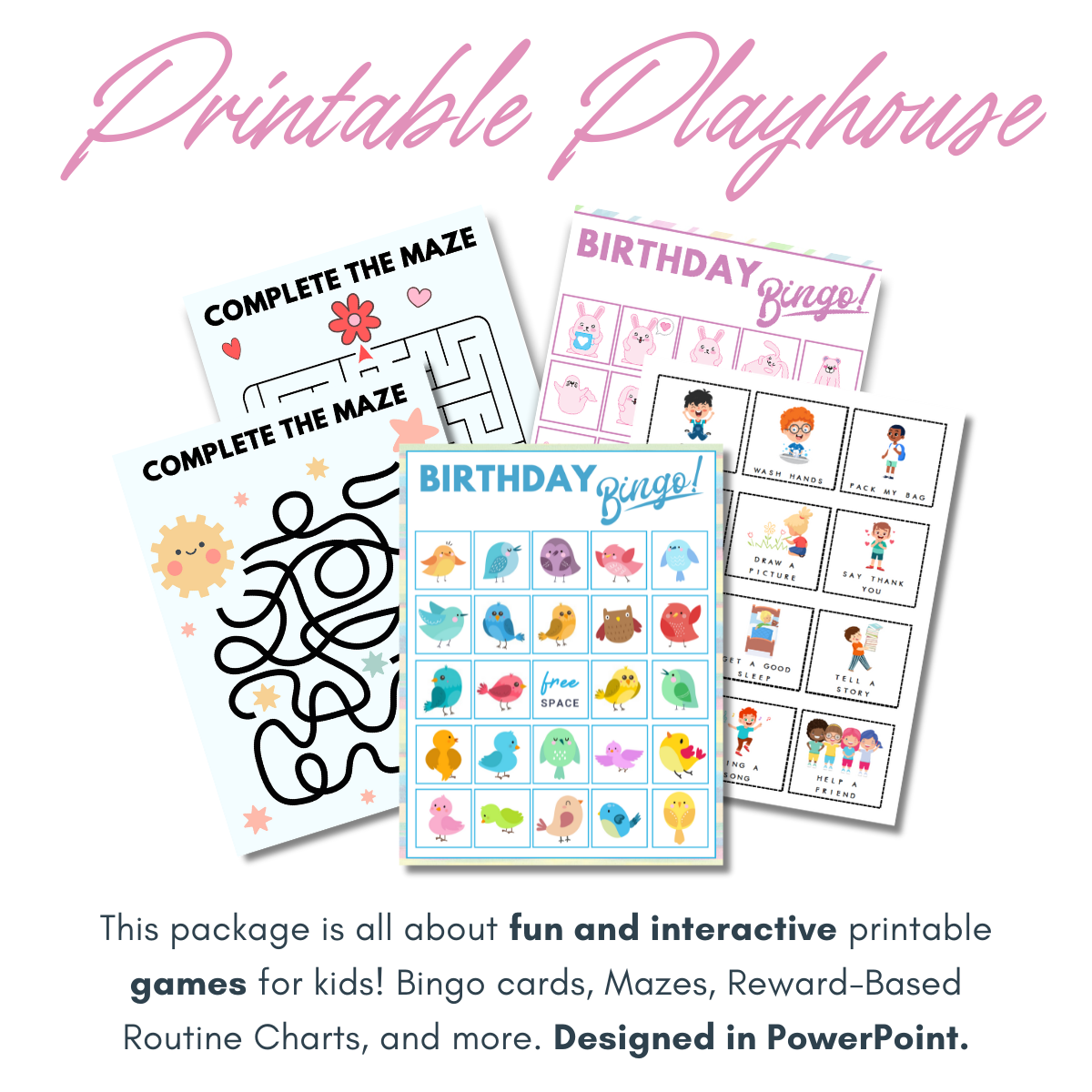 Printable Playhouse: Party Planning Pack